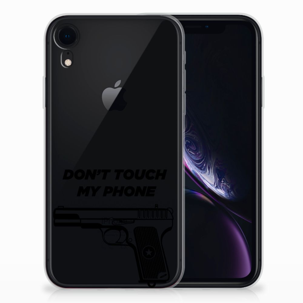 Apple iPhone Xr Silicone-hoesje Pistol DTMP