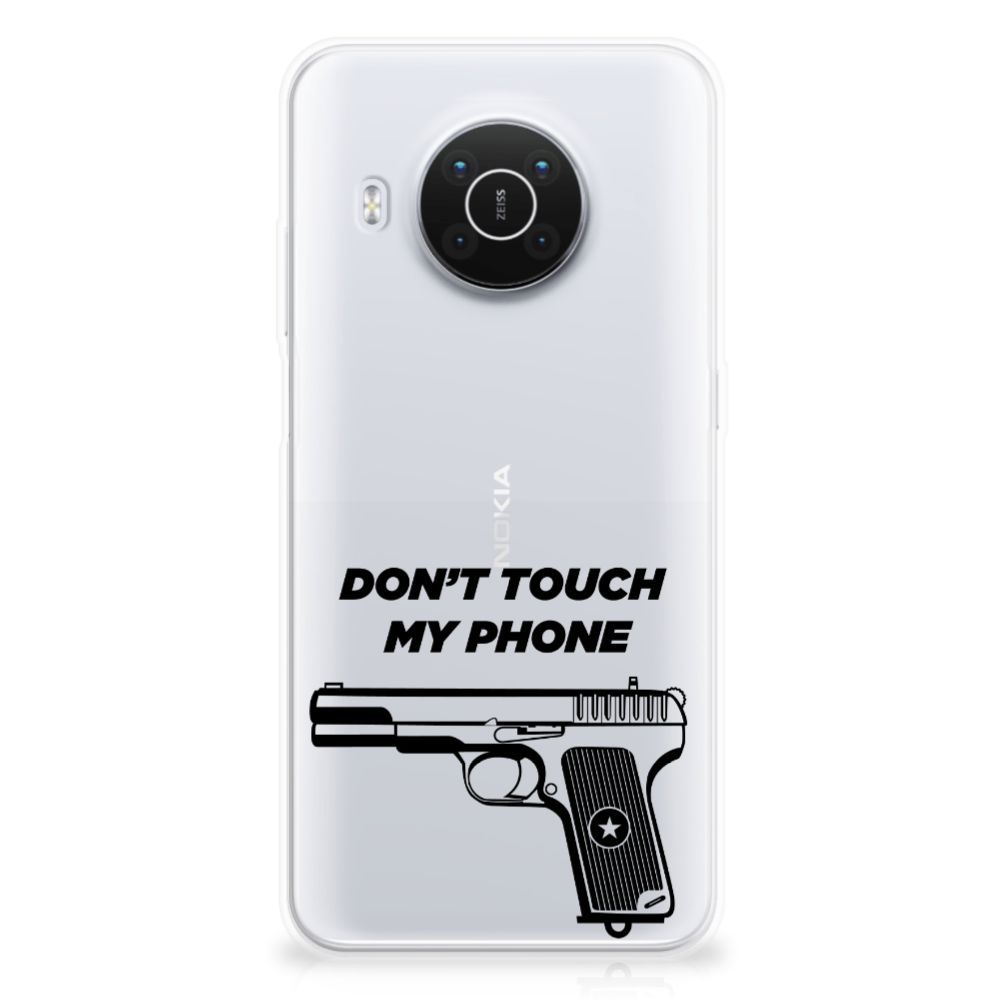Nokia X10 | X20 Silicone-hoesje Pistol DTMP