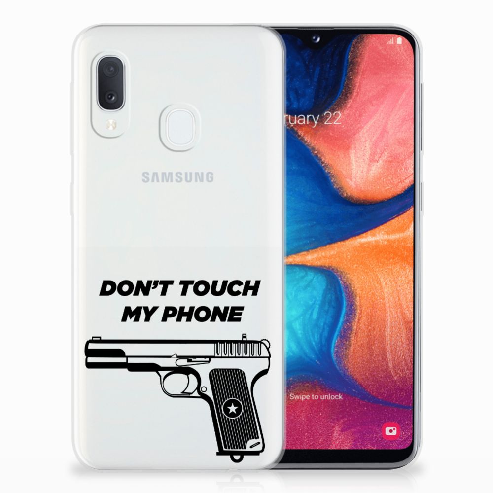 Samsung Galaxy A20e Silicone-hoesje Pistol DTMP