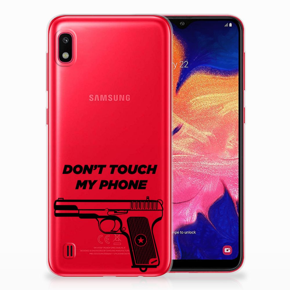 Samsung Galaxy A10 Silicone-hoesje Pistol DTMP
