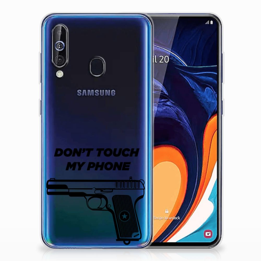 Samsung Galaxy A60 Silicone-hoesje Pistol DTMP