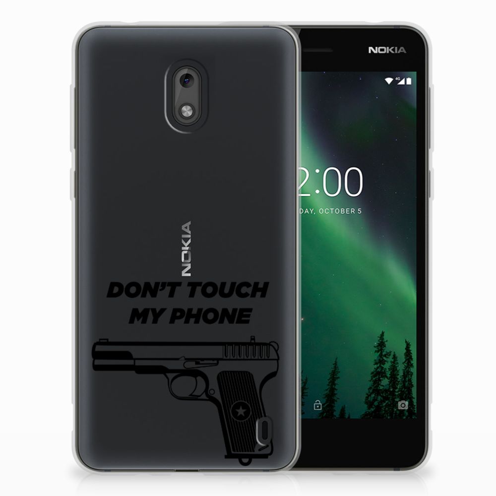 Nokia 2 Silicone-hoesje Pistol DTMP