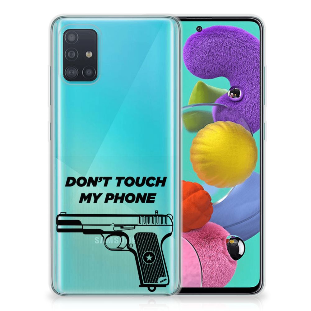 Samsung Galaxy A51 Silicone-hoesje Pistol DTMP