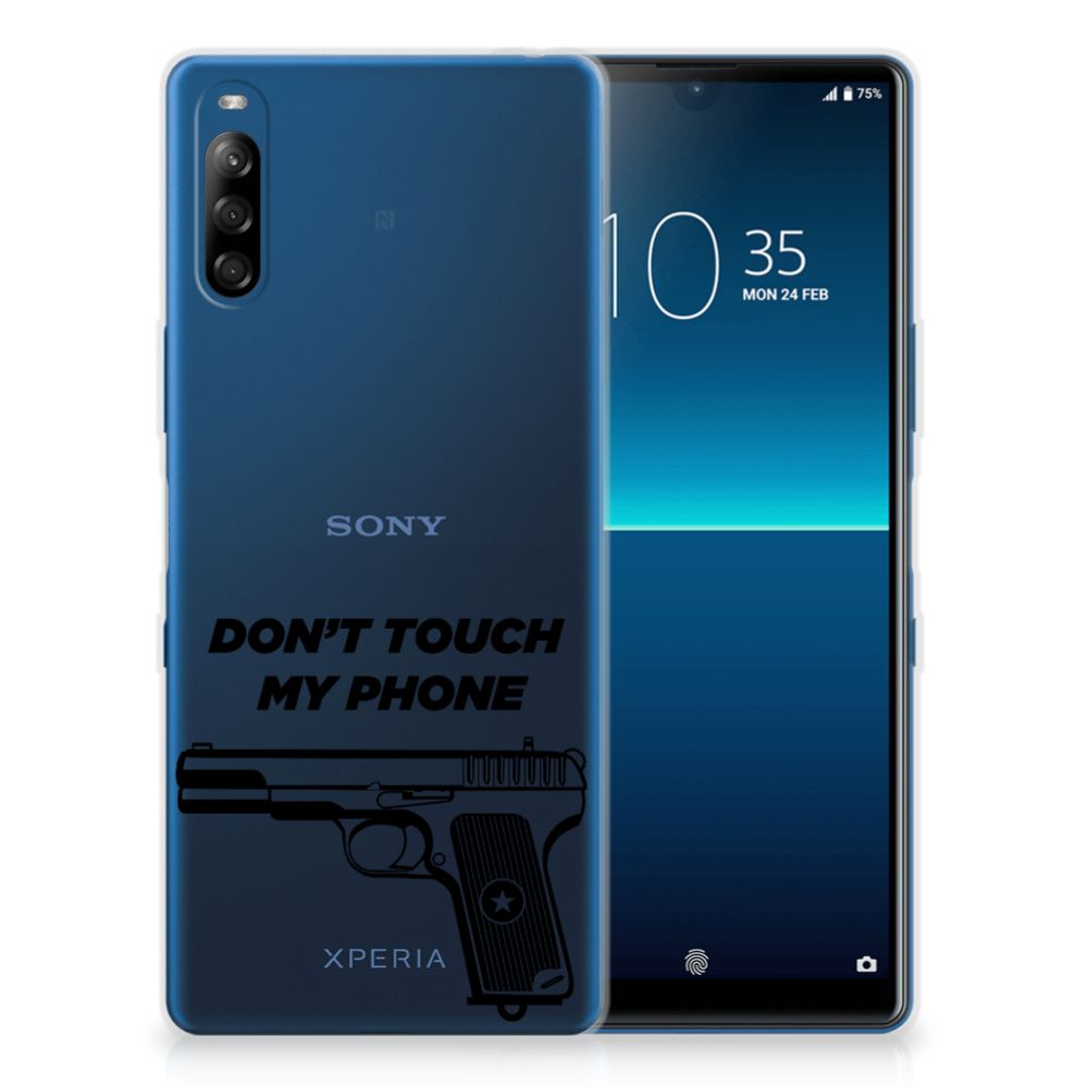 Sony Xperia L4 Silicone-hoesje Pistol DTMP