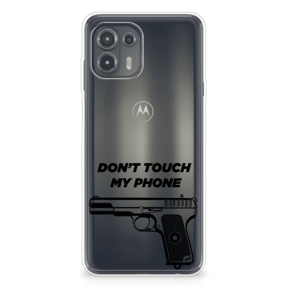 Motorola Edge 20 Lite Silicone-hoesje Pistol DTMP