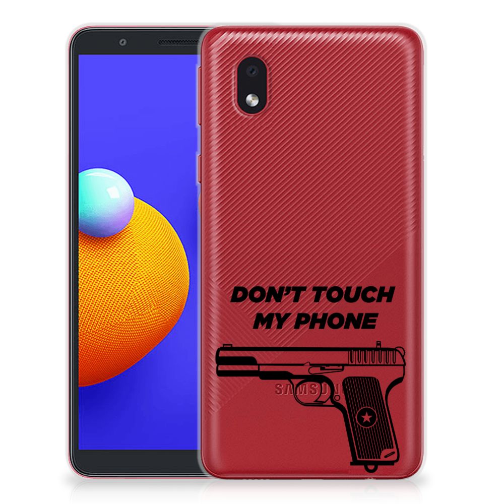 Samsung Galaxy A01 Core Silicone-hoesje Pistol DTMP