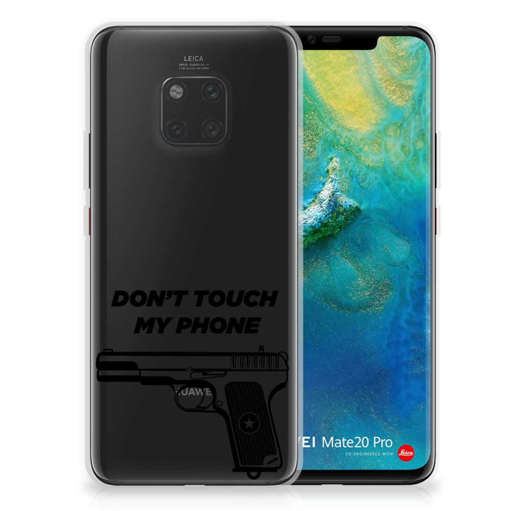 Huawei Mate 20 Pro Silicone-hoesje Pistol DTMP