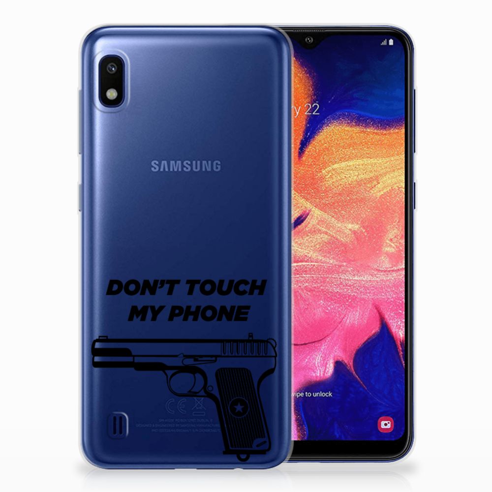 Samsung Galaxy A10 Silicone-hoesje Pistol DTMP