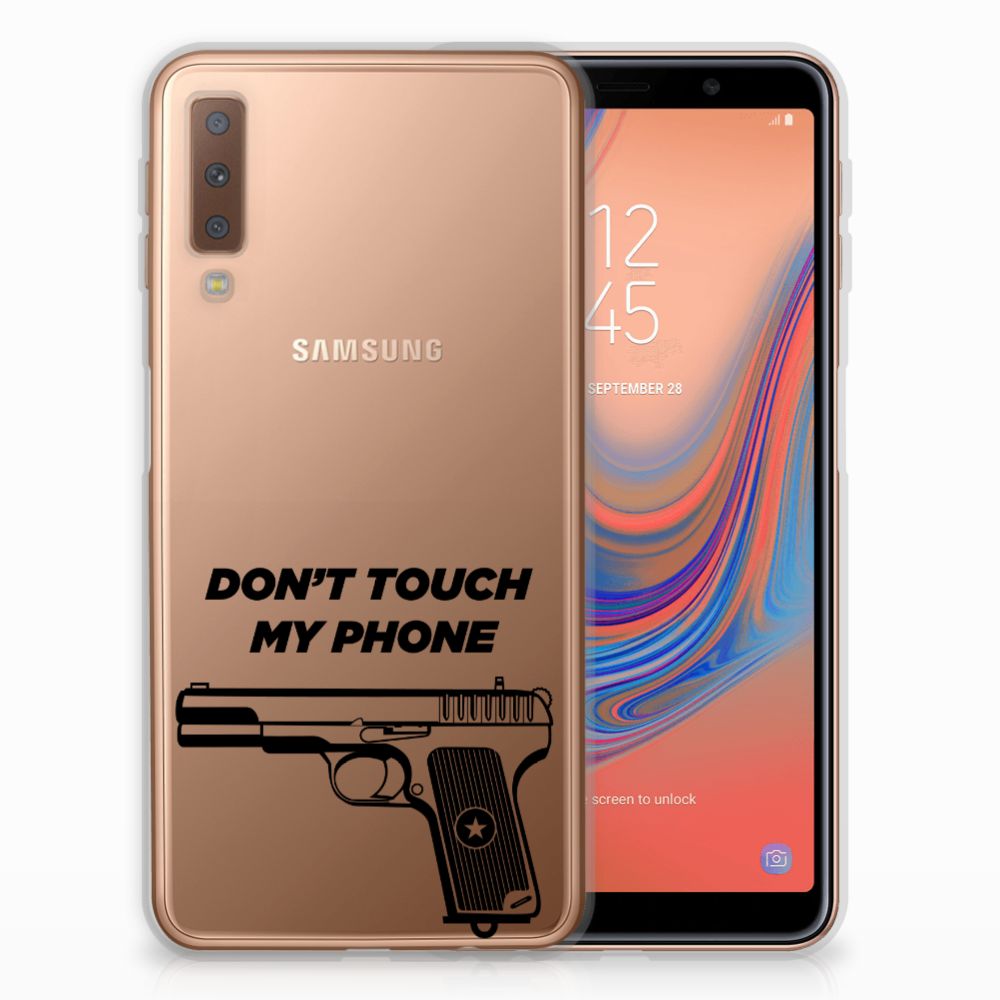 Samsung Galaxy A7 (2018) Silicone-hoesje Pistol DTMP