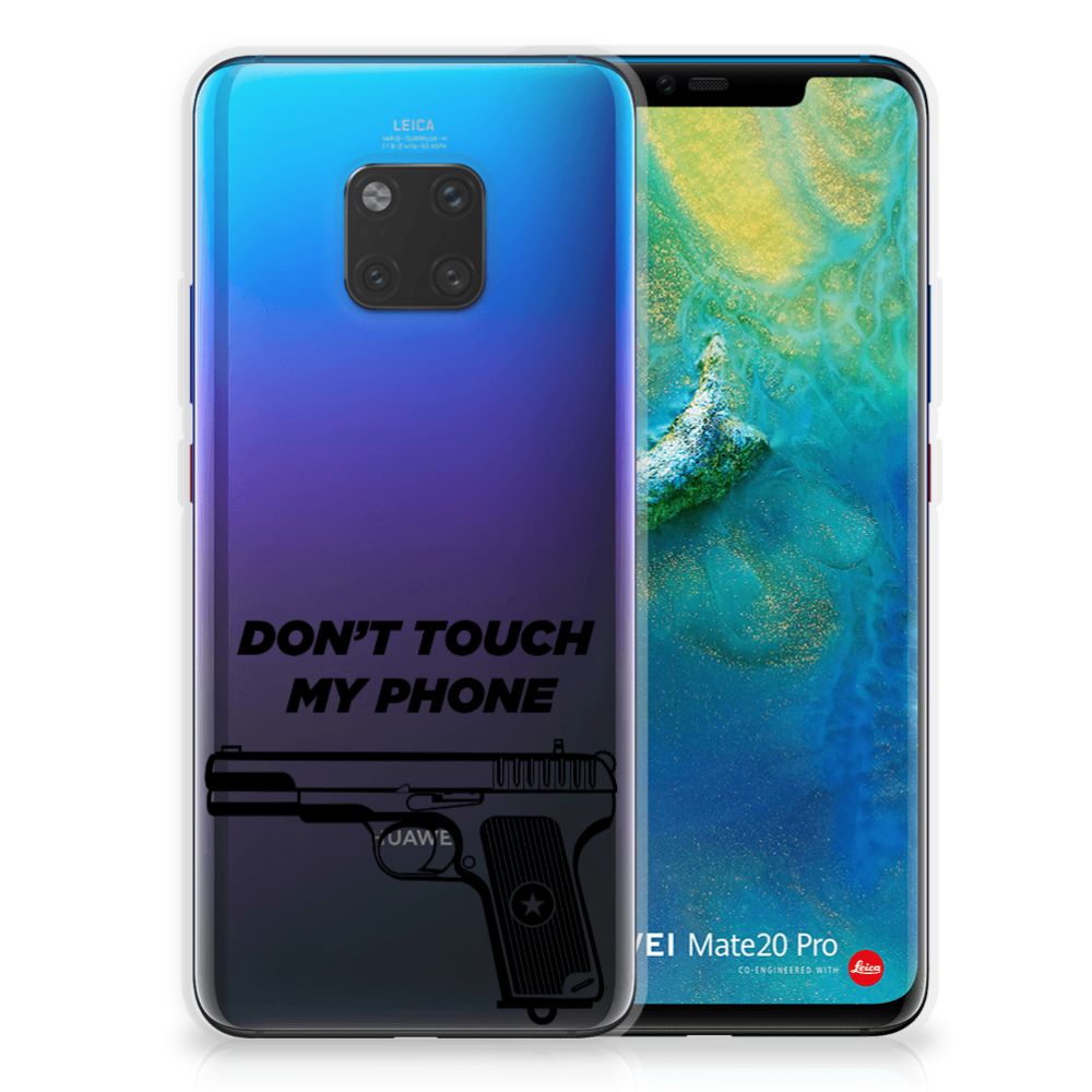 Huawei Mate 20 Pro Silicone-hoesje Pistol DTMP