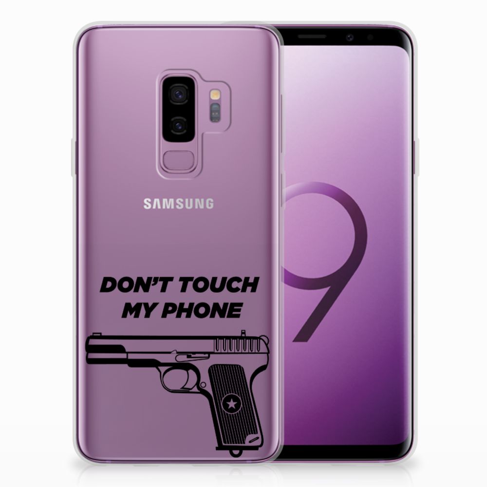 Samsung Galaxy S9 Plus Silicone-hoesje Pistol DTMP
