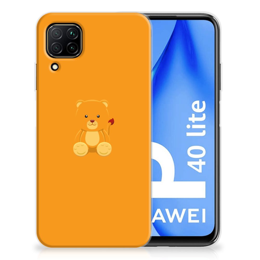 Huawei P40 Lite Telefoonhoesje met Naam Baby Beer