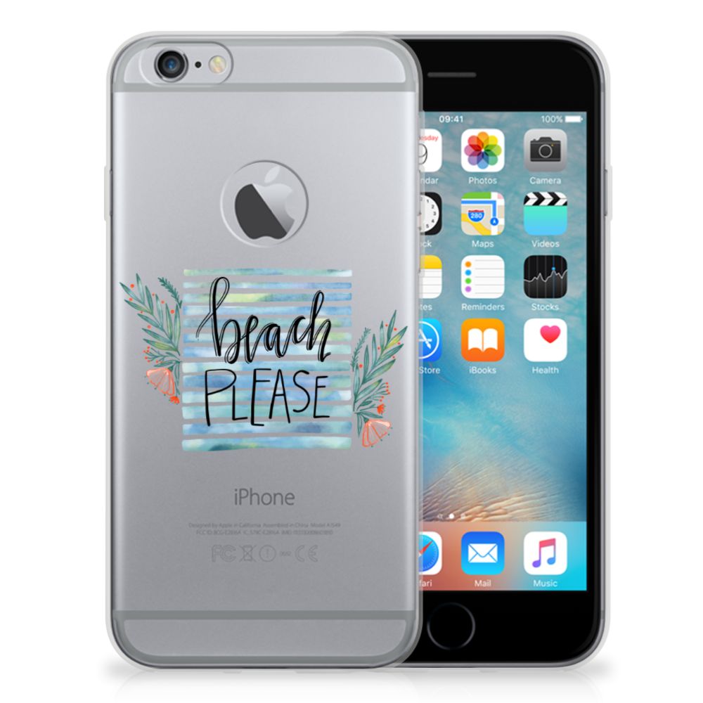 Apple iPhone 6 Plus | 6s Plus Telefoonhoesje met Naam Boho Beach