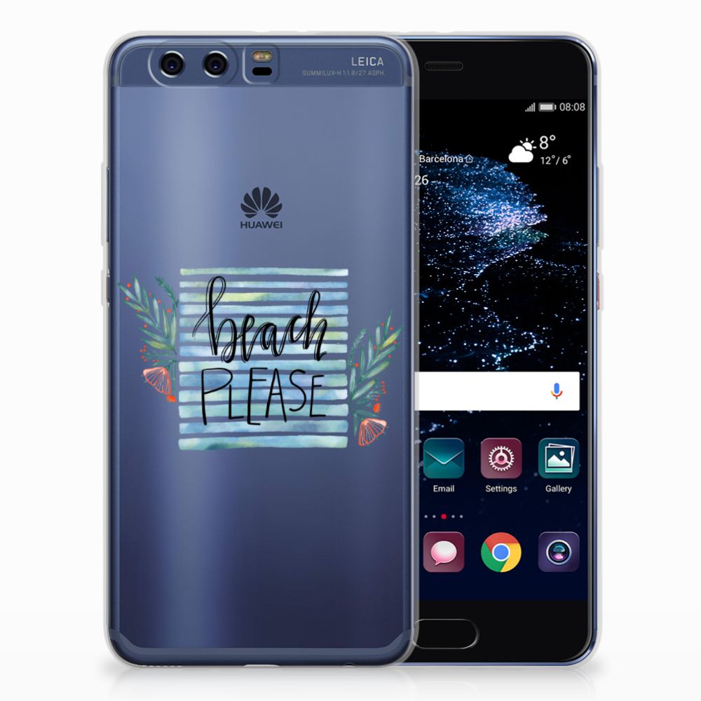 Huawei P10 Plus Telefoonhoesje met Naam Boho Beach