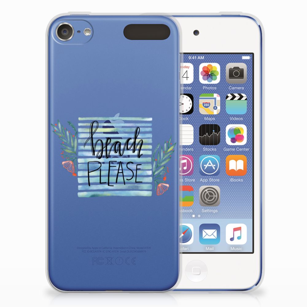 Apple iPod Touch 5 | 6 Telefoonhoesje met Naam Boho Beach