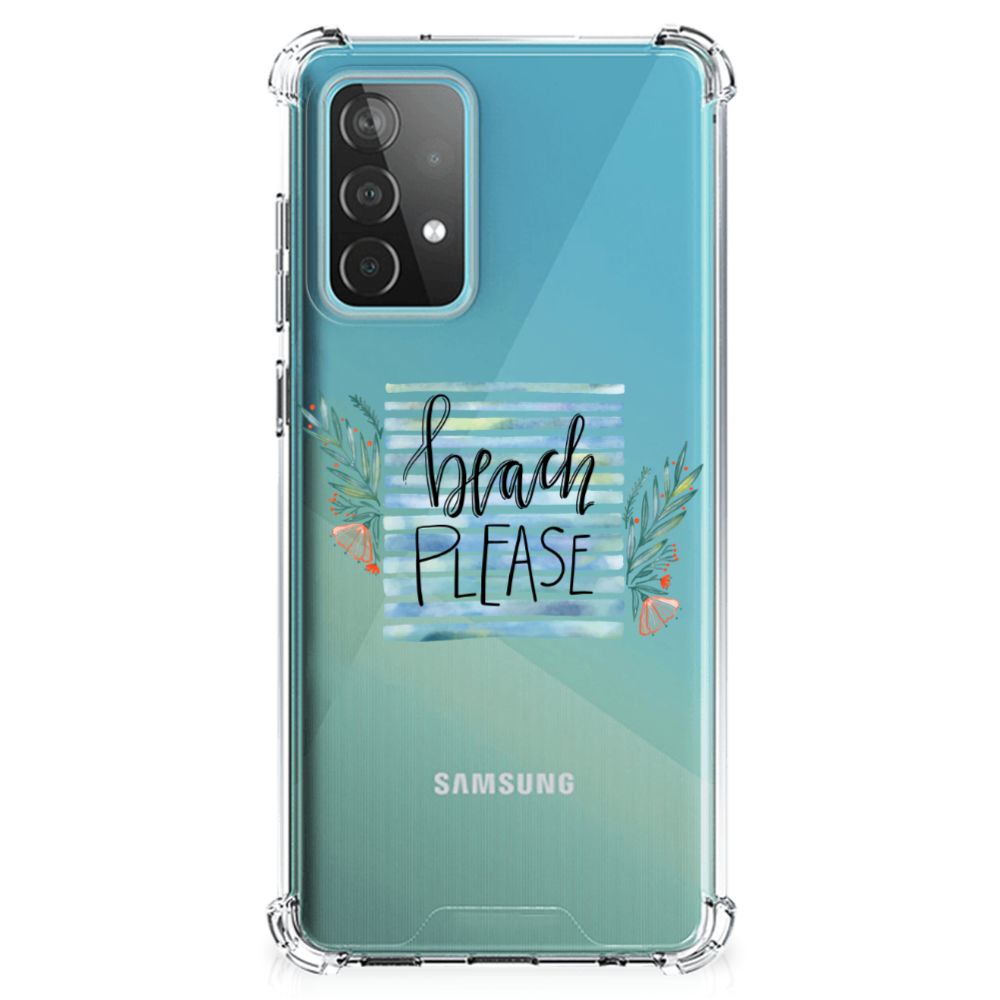 Samsung Galaxy A52 4G/5G Stevig Bumper Hoesje Boho Beach