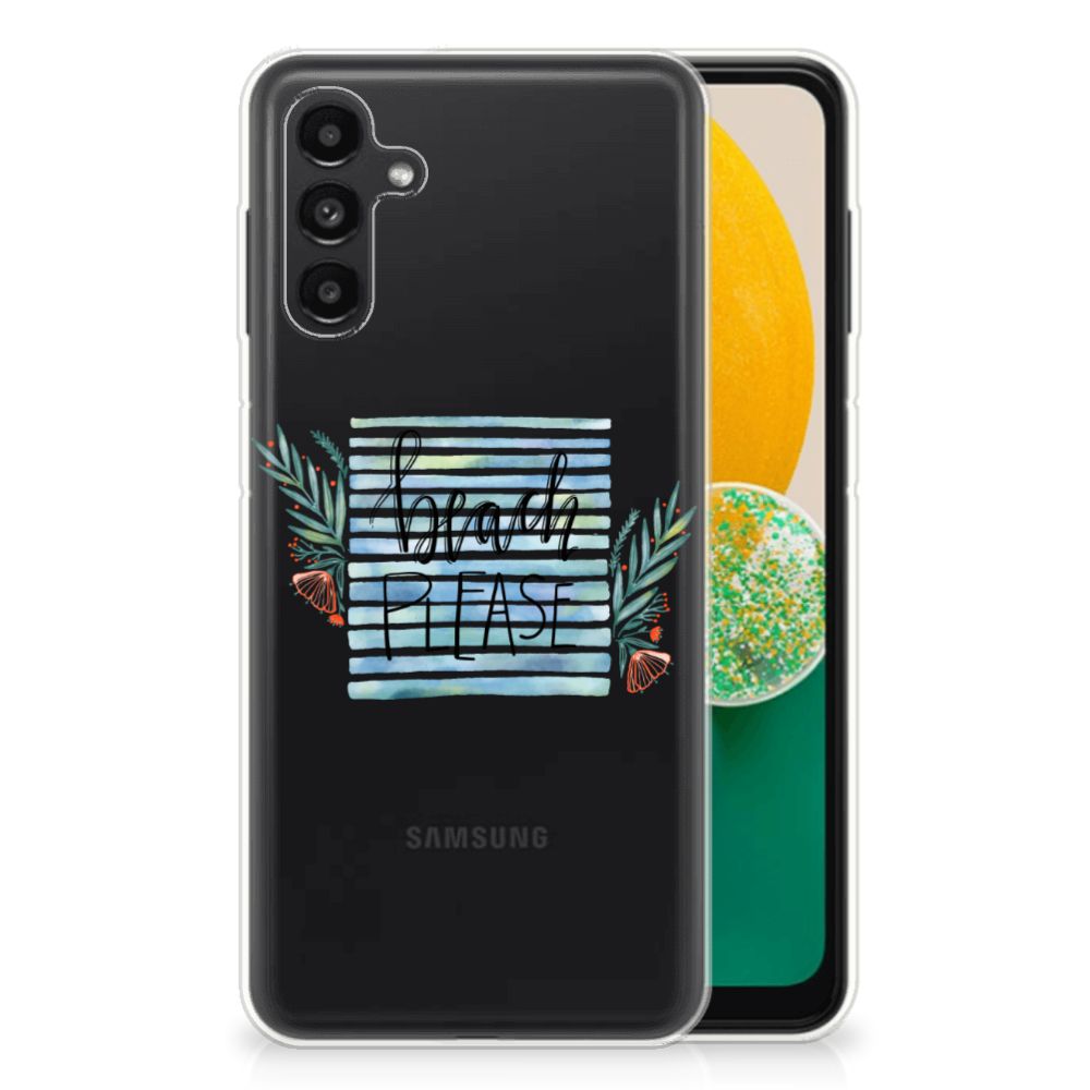 Samsung Galaxy A13 | A04s Telefoonhoesje met Naam Boho Beach