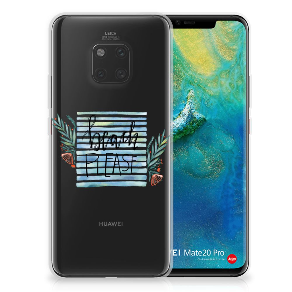 Huawei Mate 20 Pro Telefoonhoesje met Naam Boho Beach