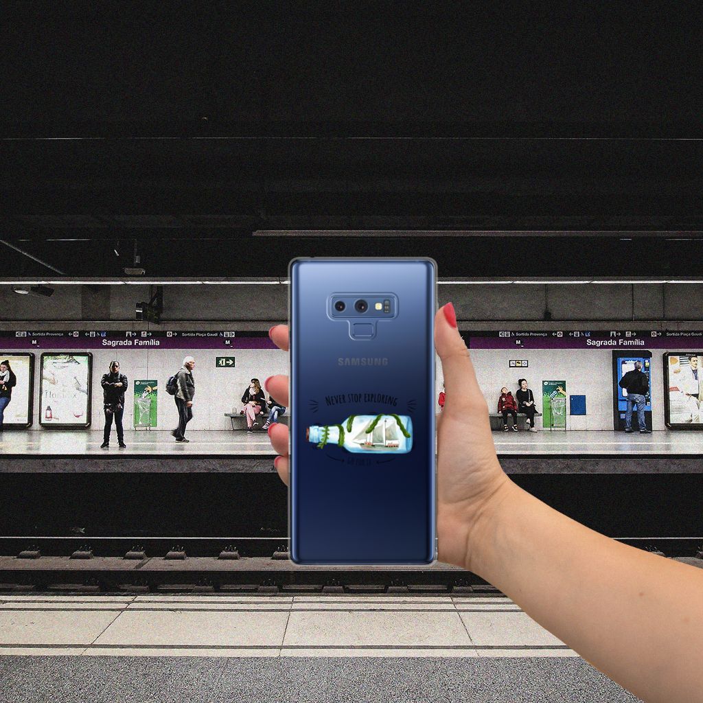 Samsung Galaxy Note 9 Telefoonhoesje met Naam Boho Bottle