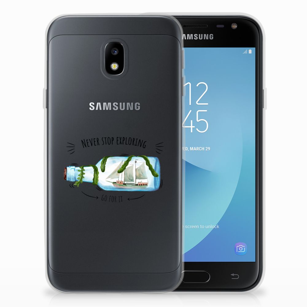 Samsung Galaxy J3 2017 Telefoonhoesje met Naam Boho Bottle