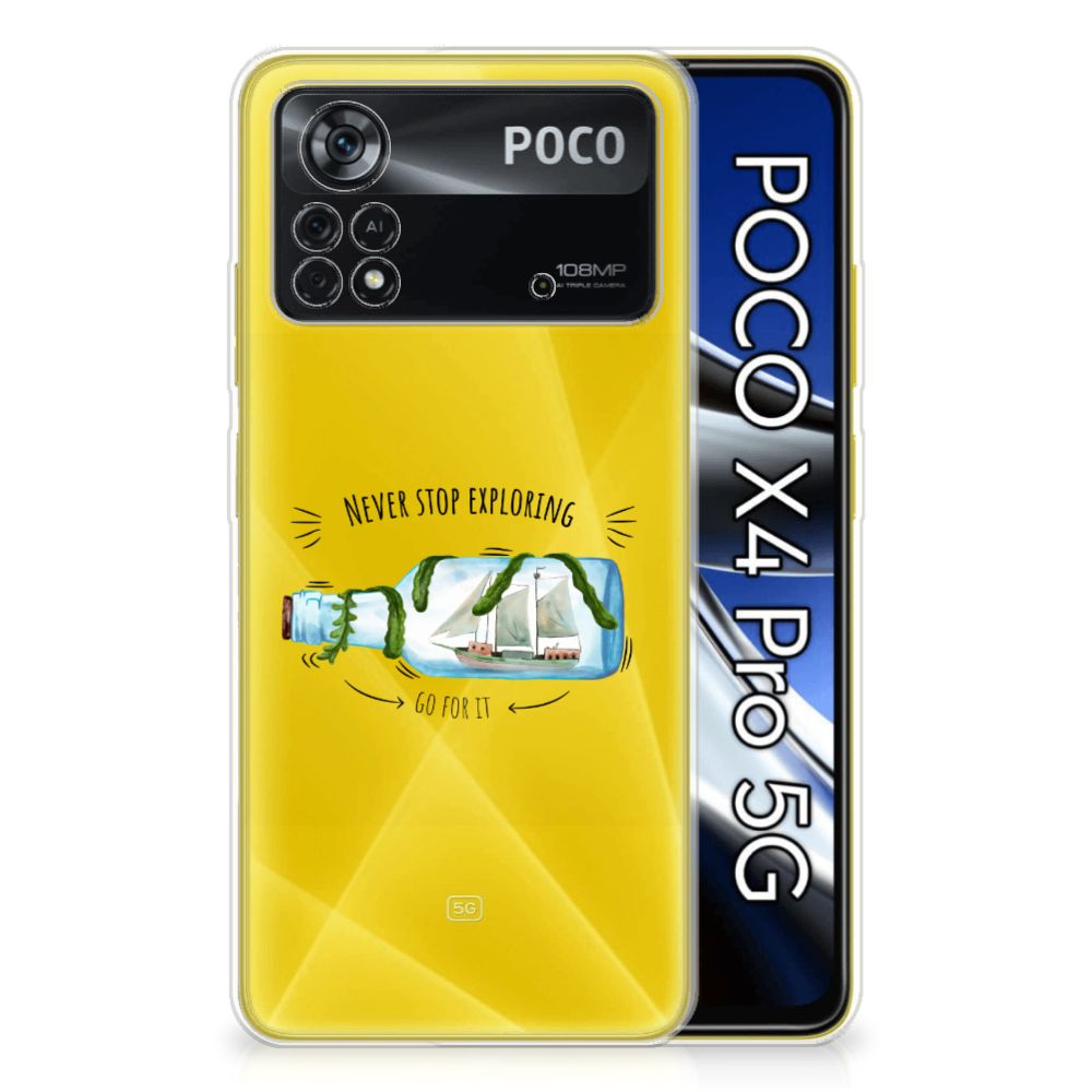Xiaomi Poco X4 Pro 5G Telefoonhoesje met Naam Boho Bottle