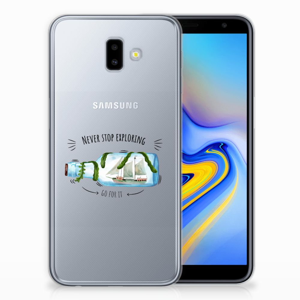 Samsung Galaxy J6 Plus (2018) Telefoonhoesje met Naam Boho Bottle
