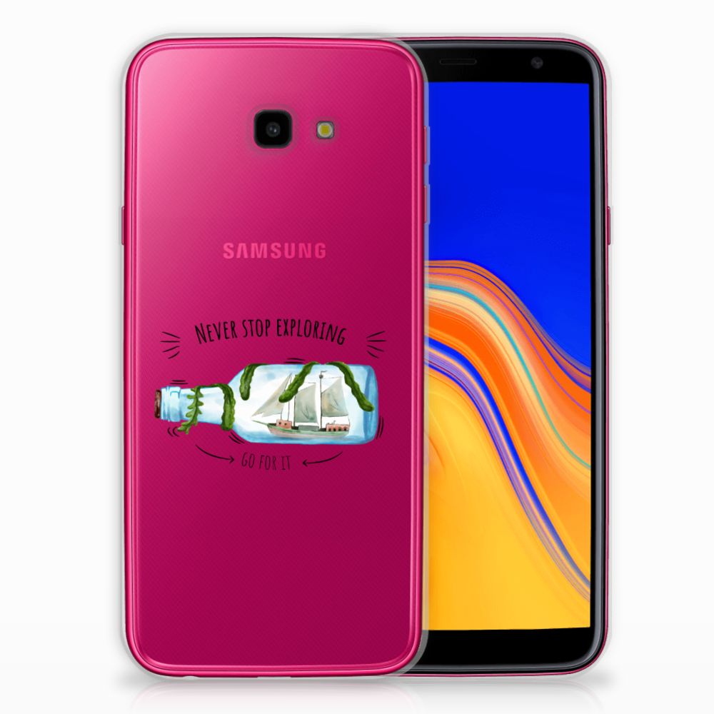 Samsung Galaxy J4 Plus (2018) Telefoonhoesje met Naam Boho Bottle