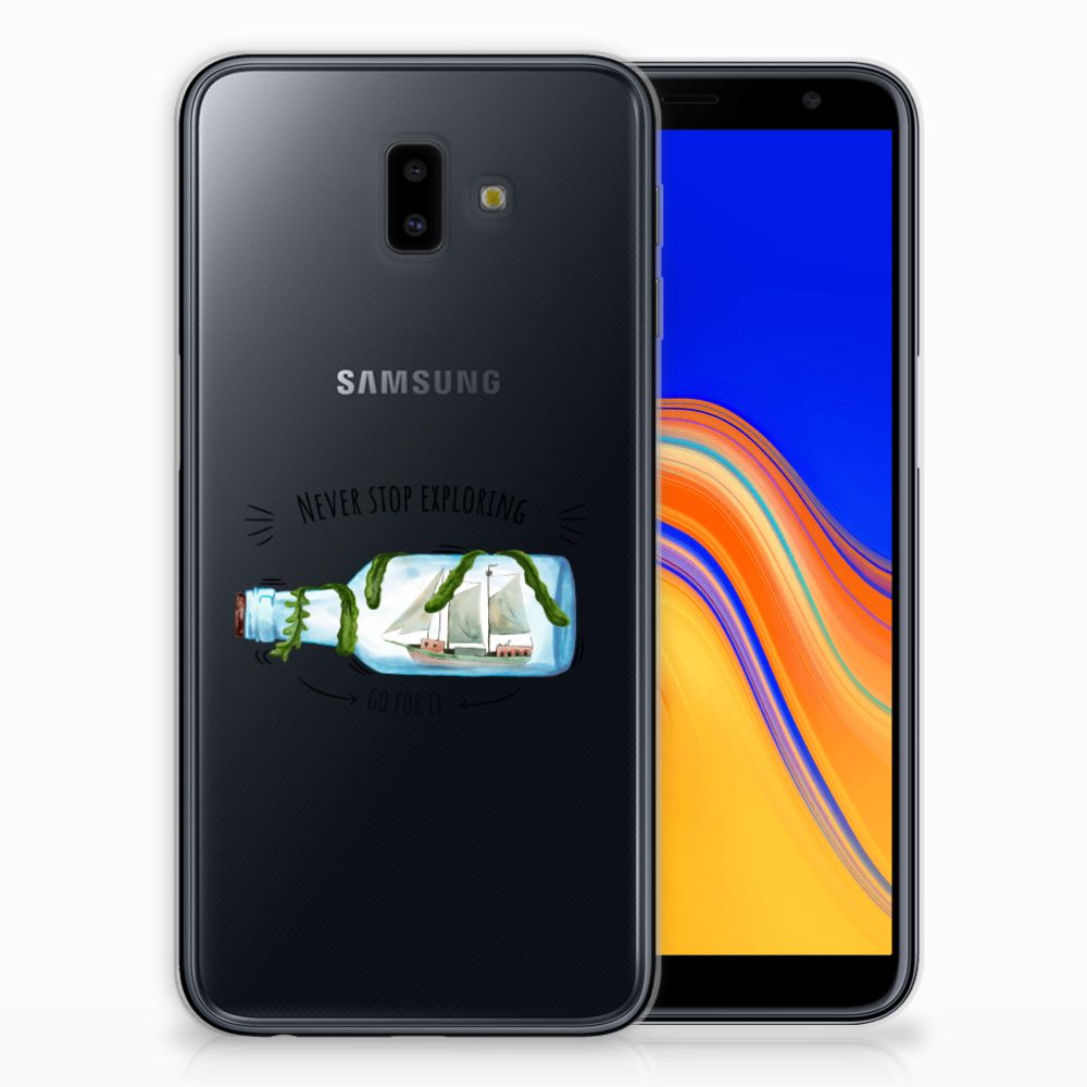 Samsung Galaxy J6 Plus (2018) Telefoonhoesje met Naam Boho Bottle