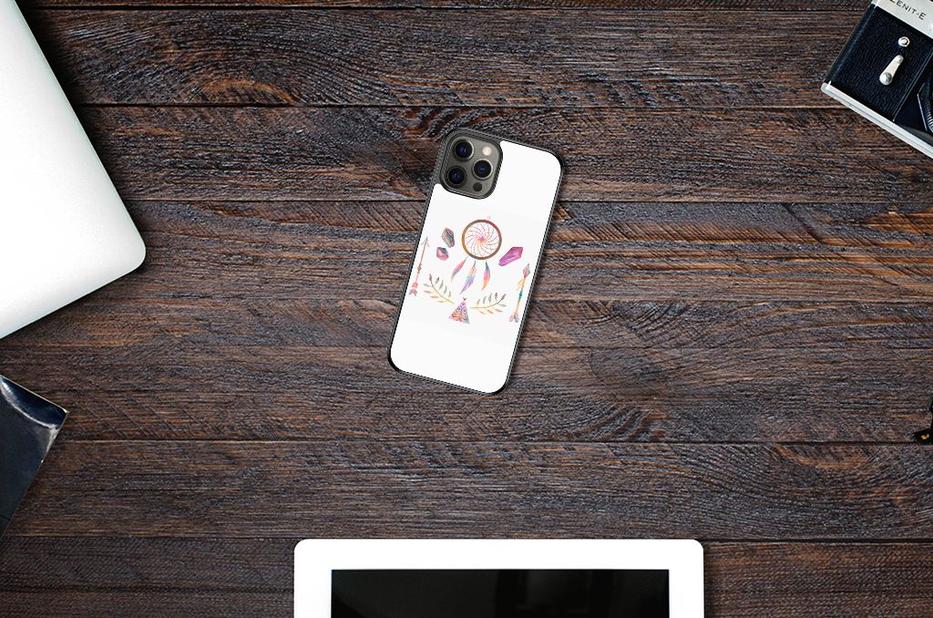 iPhone 12 Pro Max Bumper Hoesje Boho Dreamcatcher