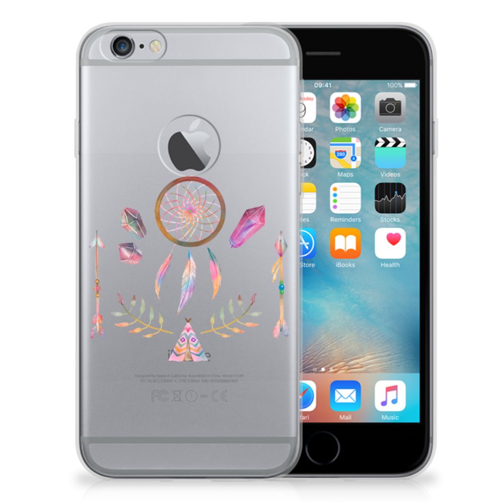 Apple iPhone 6 Plus | 6s Plus Telefoonhoesje met Naam Boho Dreamcatcher