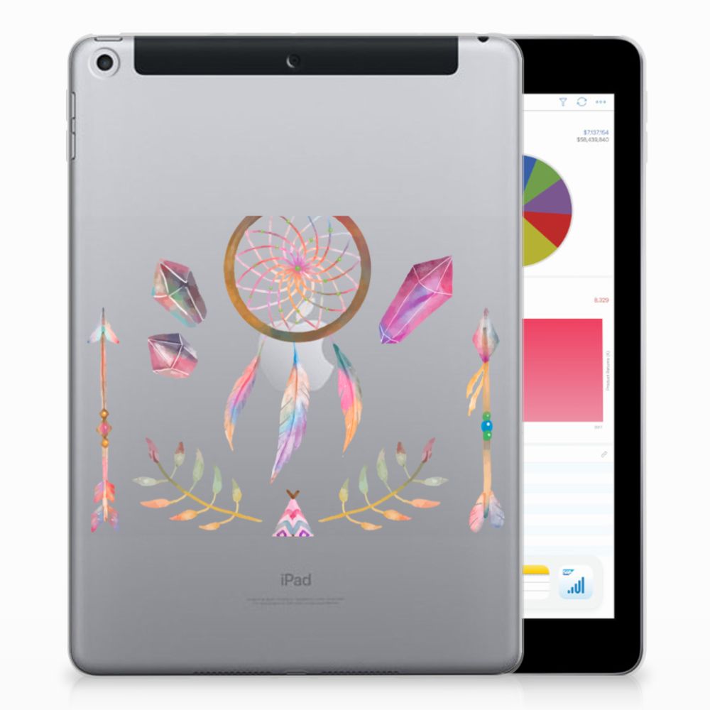 Apple iPad 9.7 2018 | 2017 Tablet Back Cover Boho Dreamcatcher