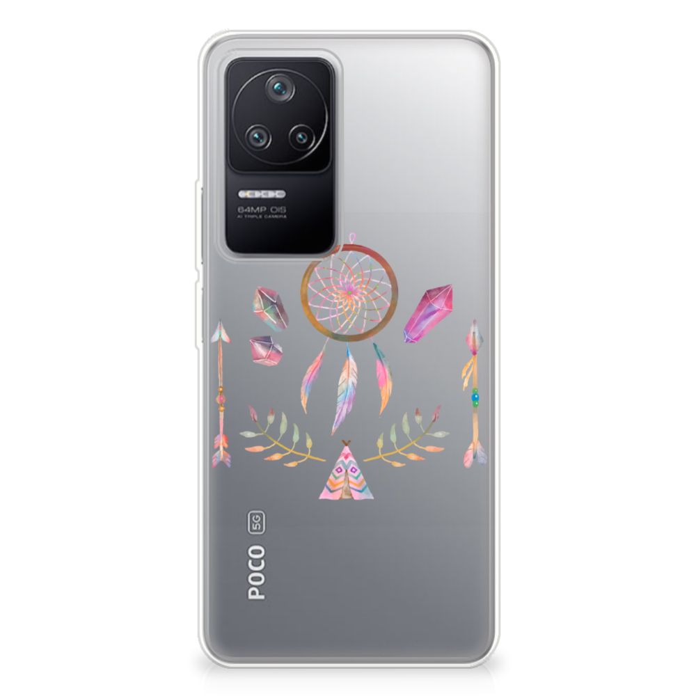 Xiaomi Poco F4 Telefoonhoesje met Naam Boho Dreamcatcher