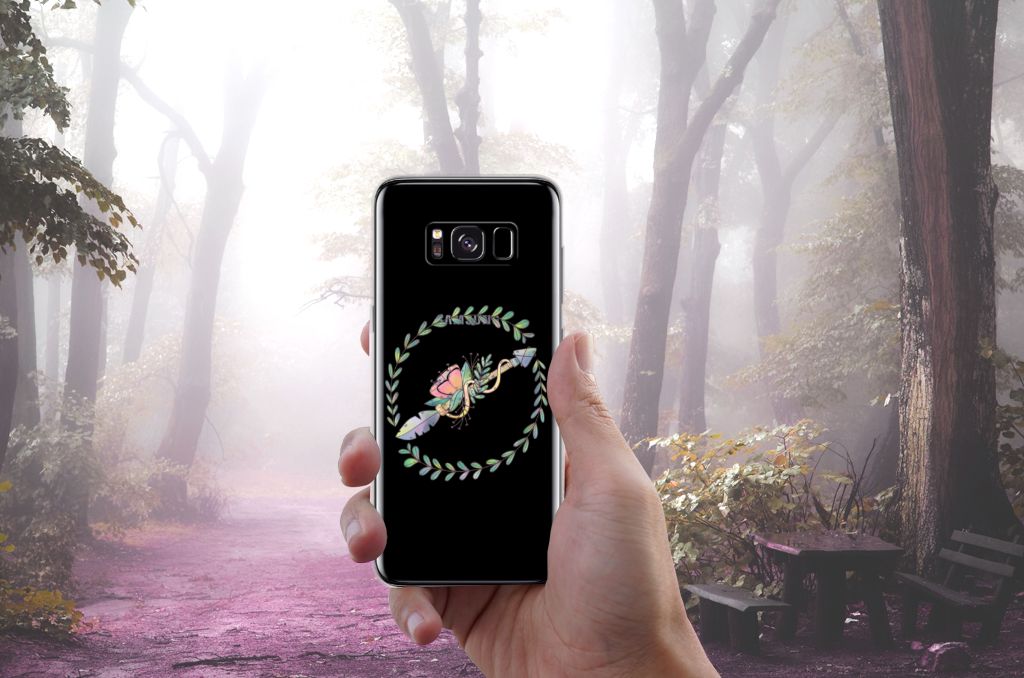 Samsung Galaxy S8 Telefoonhoesje met Naam Boho Dreams