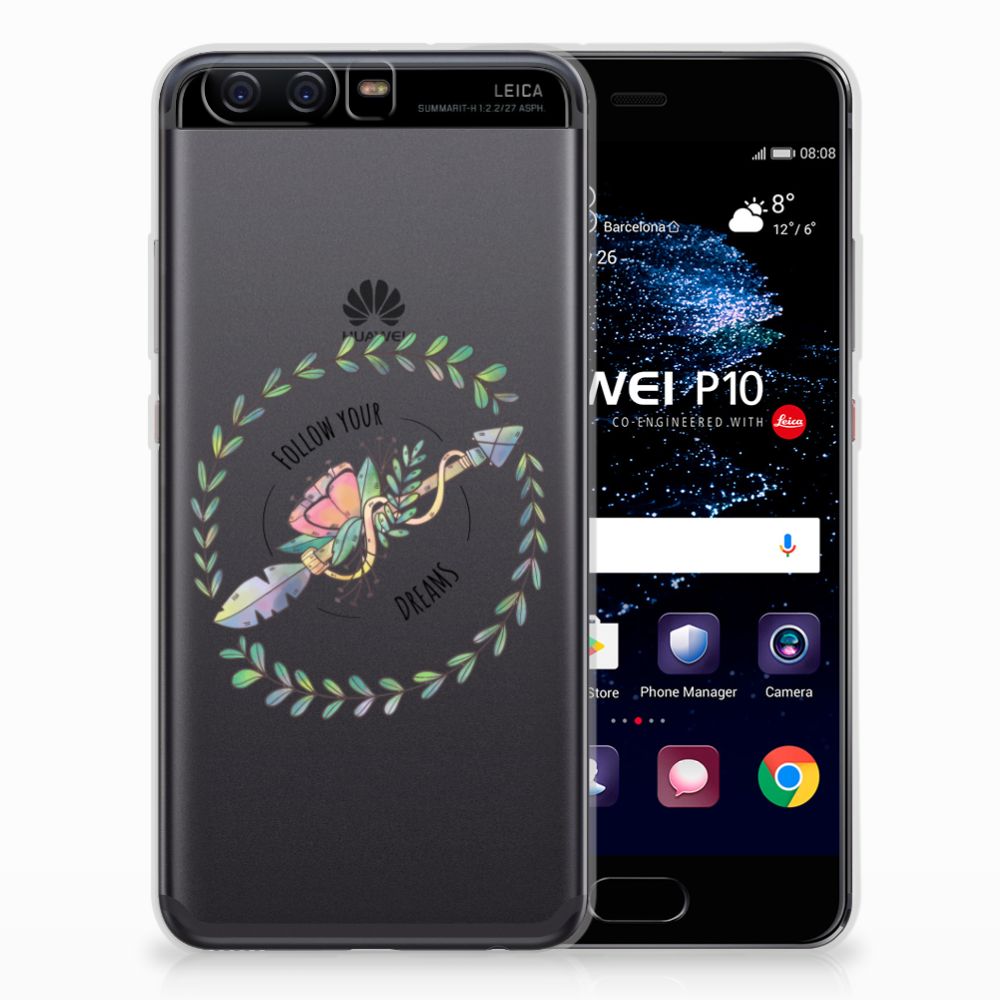 Huawei P10 Telefoonhoesje met Naam Boho Dreams