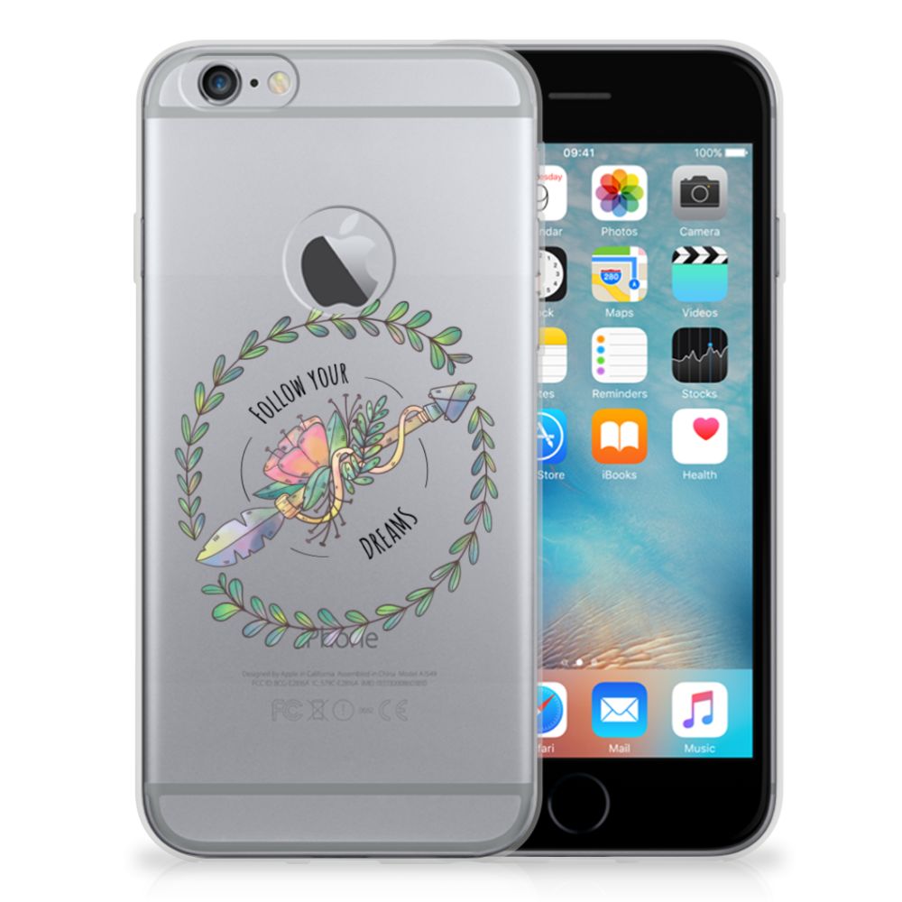 Apple iPhone 6 Plus | 6s Plus Telefoonhoesje met Naam Boho Dreams