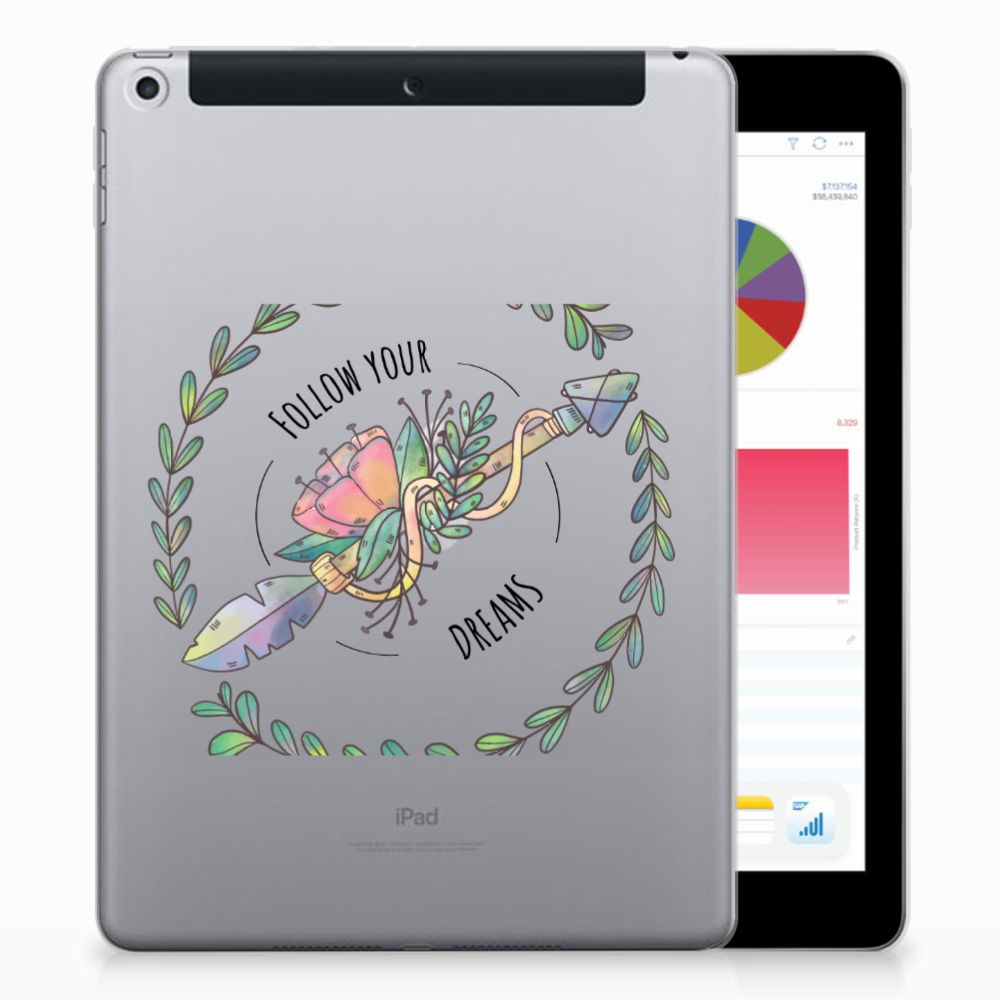 Apple iPad 9.7 2018 | 2017 Uniek Tablethoesje Boho Dreams