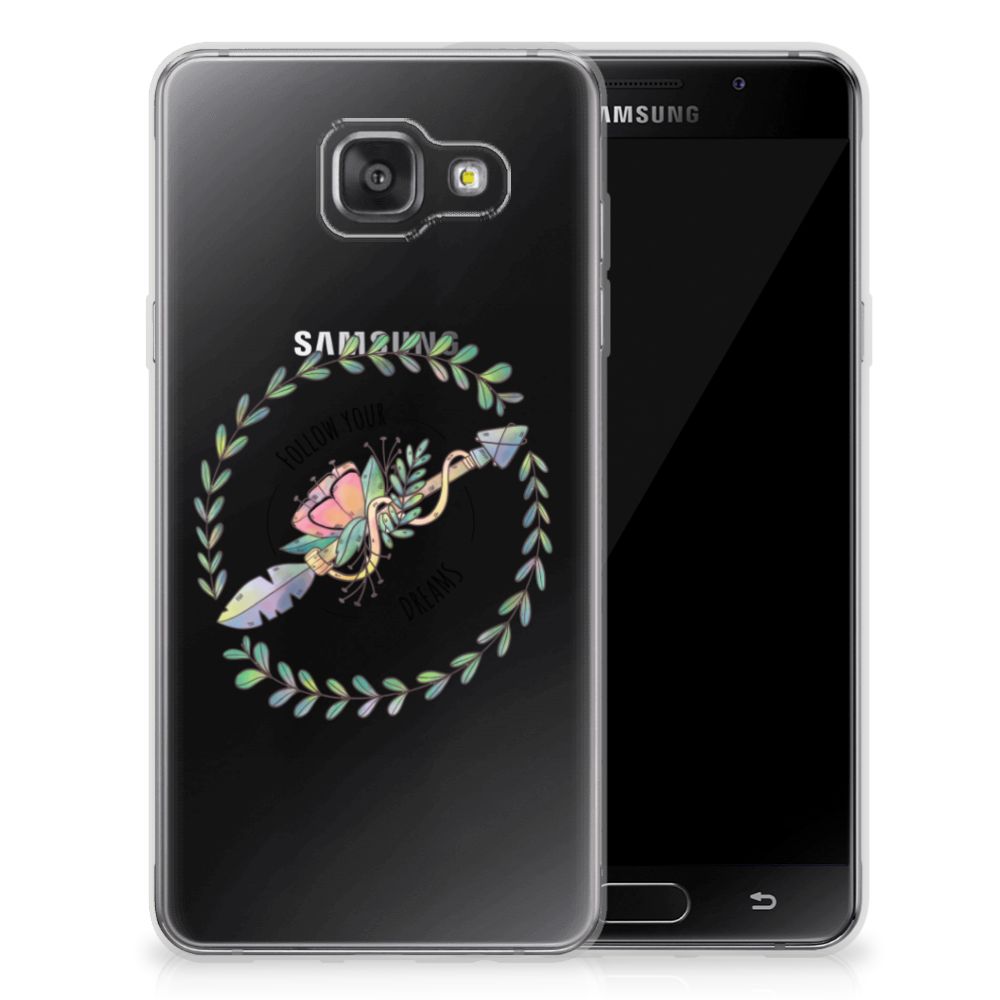 Samsung Galaxy A3 2016 Telefoonhoesje met Naam Boho Dreams