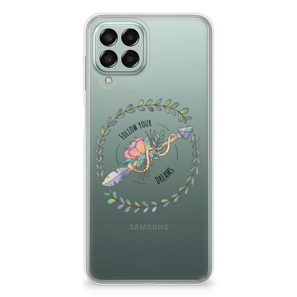 Samsung Galaxy M33 Telefoonhoesje met Naam Boho Dreams