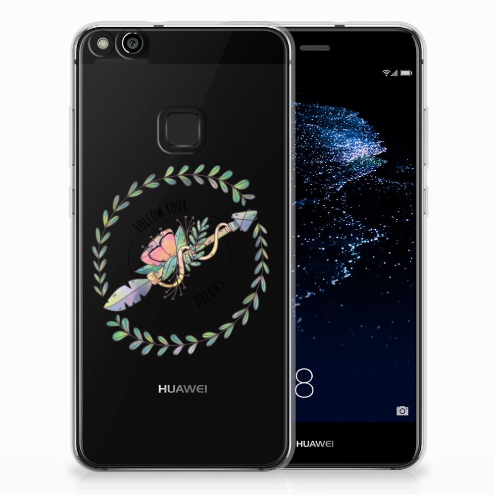 Huawei P10 Lite Telefoonhoesje met Naam Boho Dreams