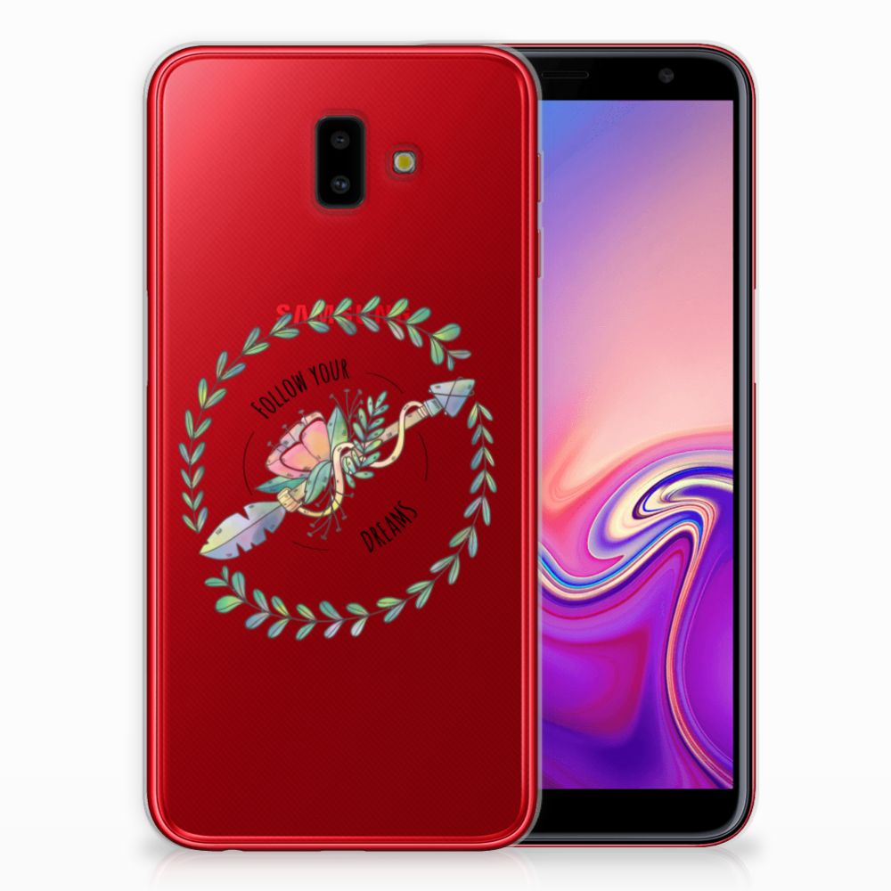Samsung Galaxy J6 Plus (2018) Telefoonhoesje met Naam Boho Dreams