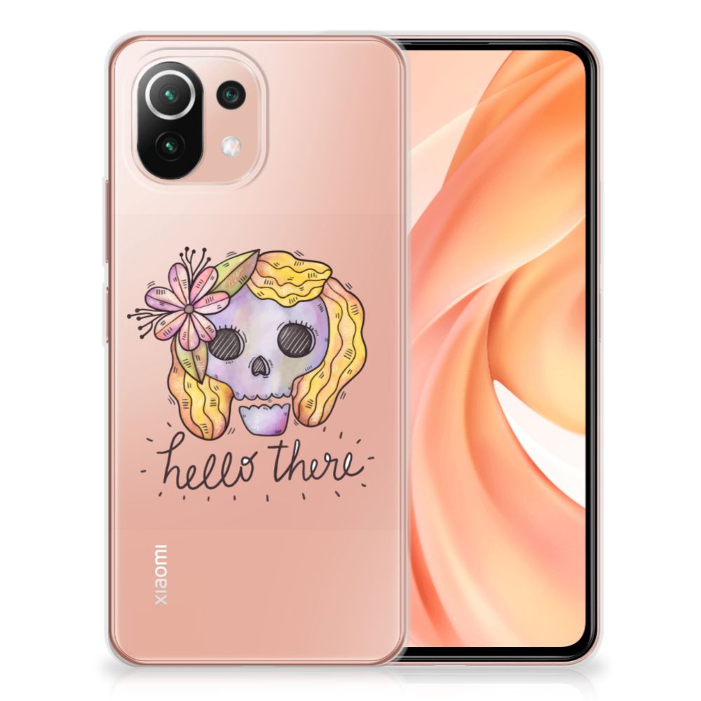 Silicone Back Case Xiaomi Mi 11 Lite | 11 Lite 5G NE Boho Skull