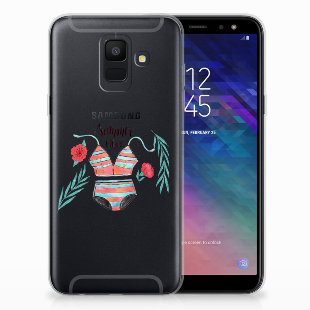 Samsung Galaxy A6 (2018) Telefoonhoesje met Naam Boho Summer