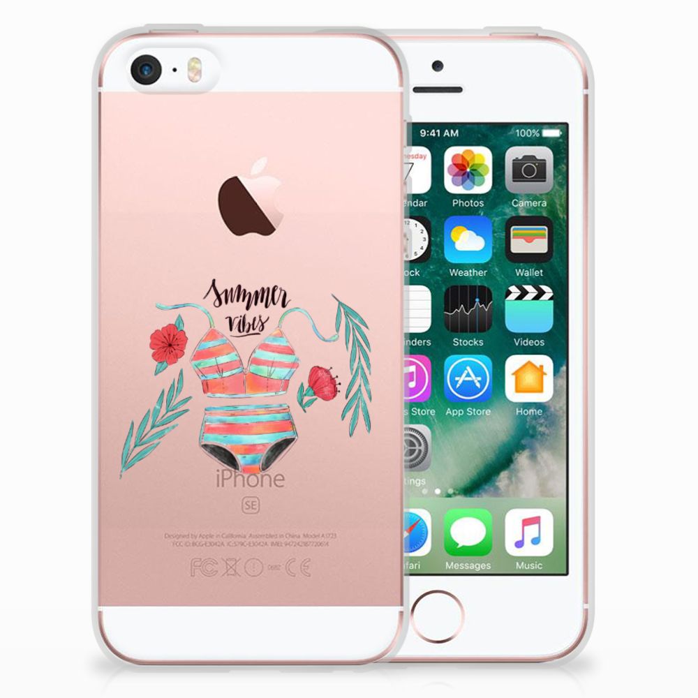 Apple iPhone SE | 5S Telefoonhoesje met Naam Boho Summer
