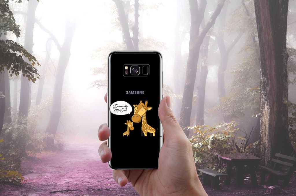 Samsung Galaxy S8 Telefoonhoesje met Naam Giraffe