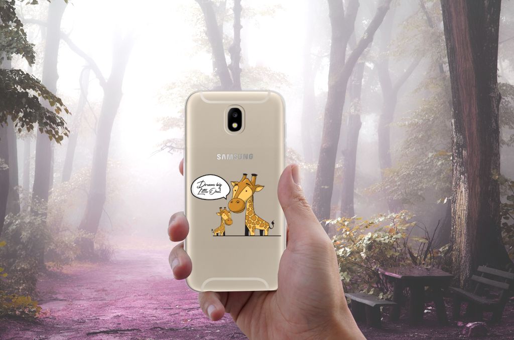 Samsung Galaxy J5 2017 Telefoonhoesje met Naam Giraffe
