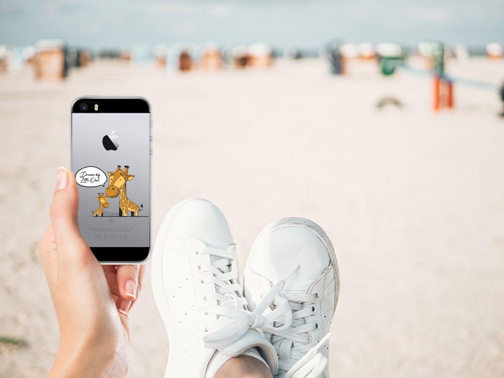 Apple iPhone SE | 5S Telefoonhoesje met Naam Giraffe