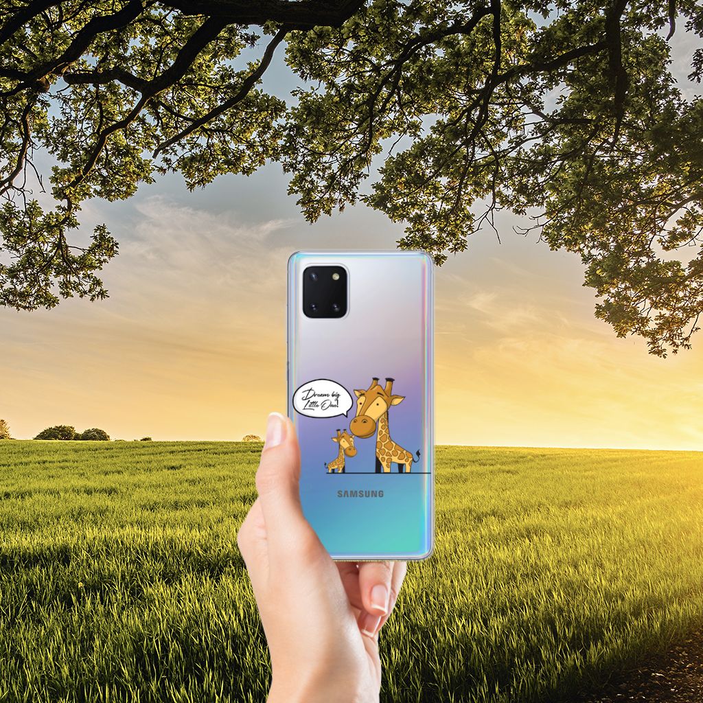Samsung Galaxy Note 10 Lite Telefoonhoesje met Naam Giraffe