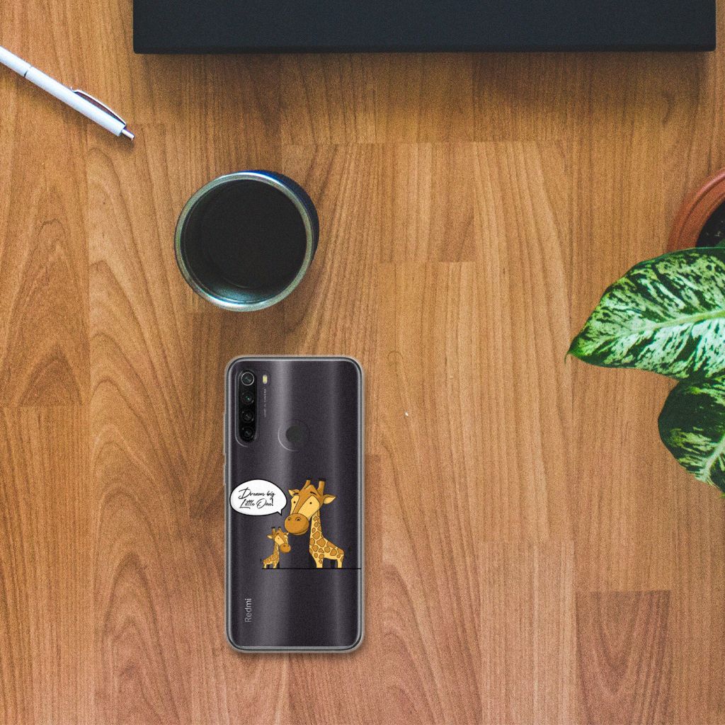 Xiaomi Redmi Note 8T Telefoonhoesje met Naam Giraffe