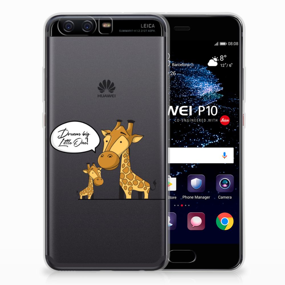 Huawei P10 Telefoonhoesje met Naam Giraffe