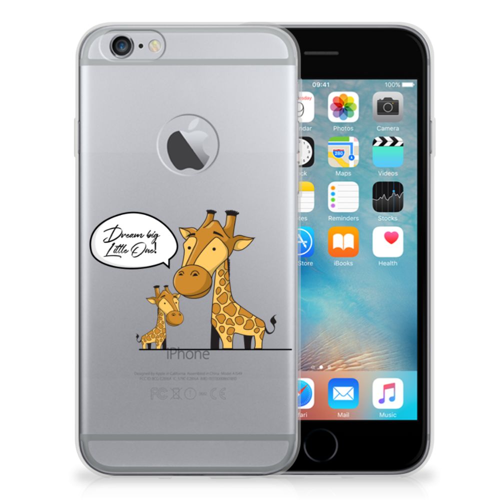 Apple iPhone 6 Plus | 6s Plus Telefoonhoesje met Naam Giraffe